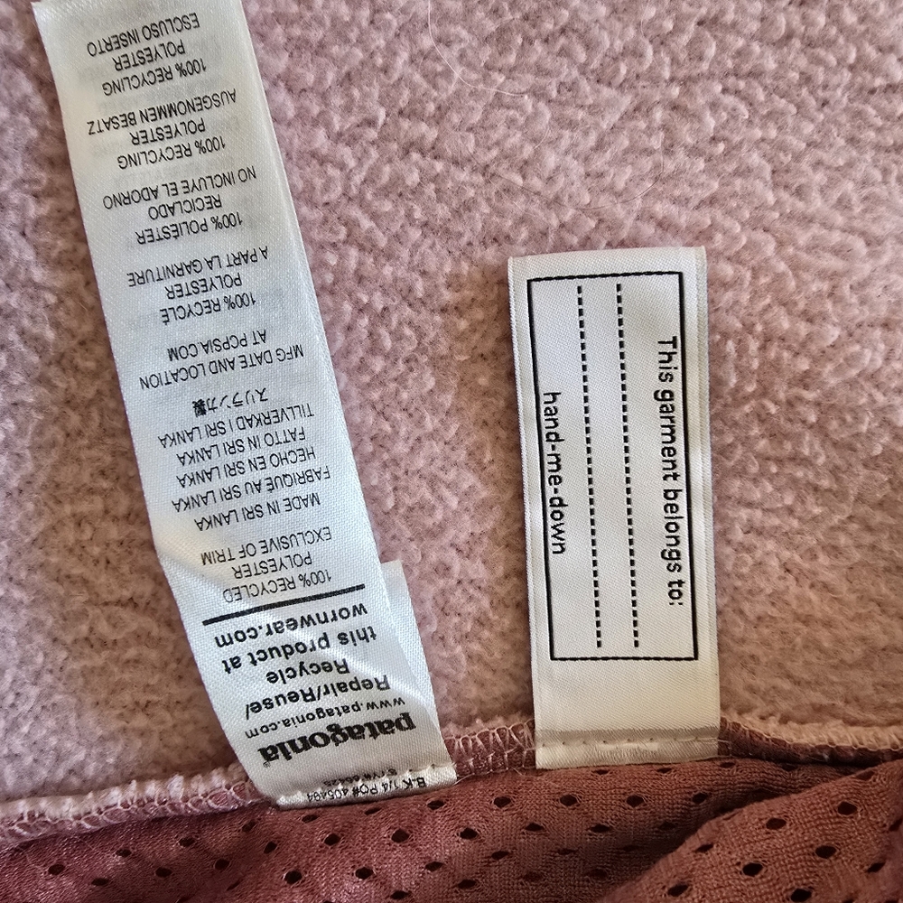 Patagonia Girls' Retro Pile Jacket Sz Large (12) - Picture 6 of 6